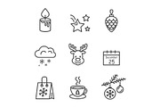 Icons Drawn in Black and White