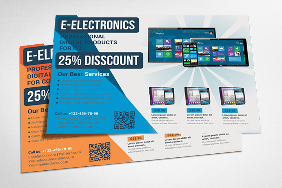 Product Promotion Flyer Templats