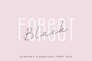 Black Forest l Elegant Font Duo