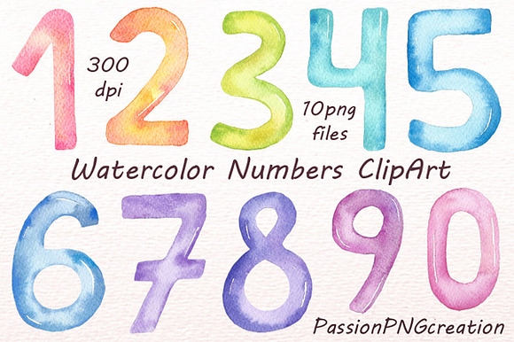 Big Set of Watercolor Rainbow shapes in Illustrations - product preview 2