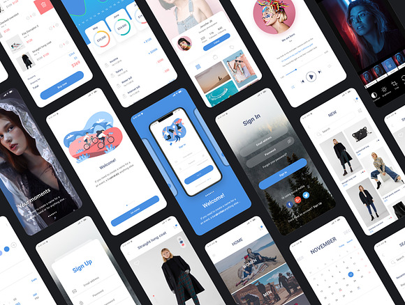Nove Mobile UI Kit in UI Kits and Libraries - product preview 4