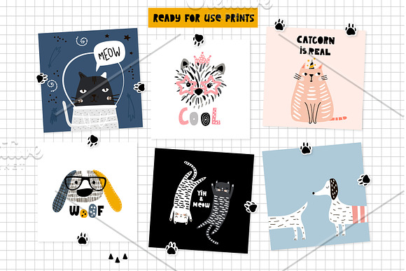Cats&Dogs graphic collection in Patterns - product preview 2