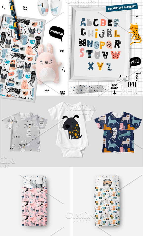 Cats&Dogs graphic collection in Patterns - product preview 3