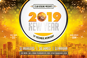 New Year Party Flyer 2019