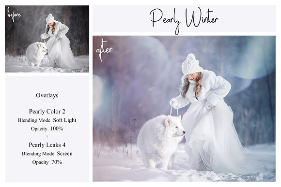 70 Pearly Winter Overlays in Photoshop Layer Styles - product preview 1