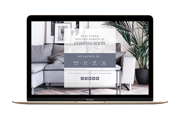 Coming Soon Landing Page Divi add-on