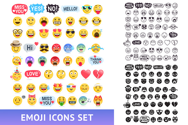 Emoji Icons Set