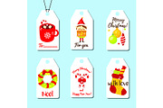 Christmas and New year gift tags