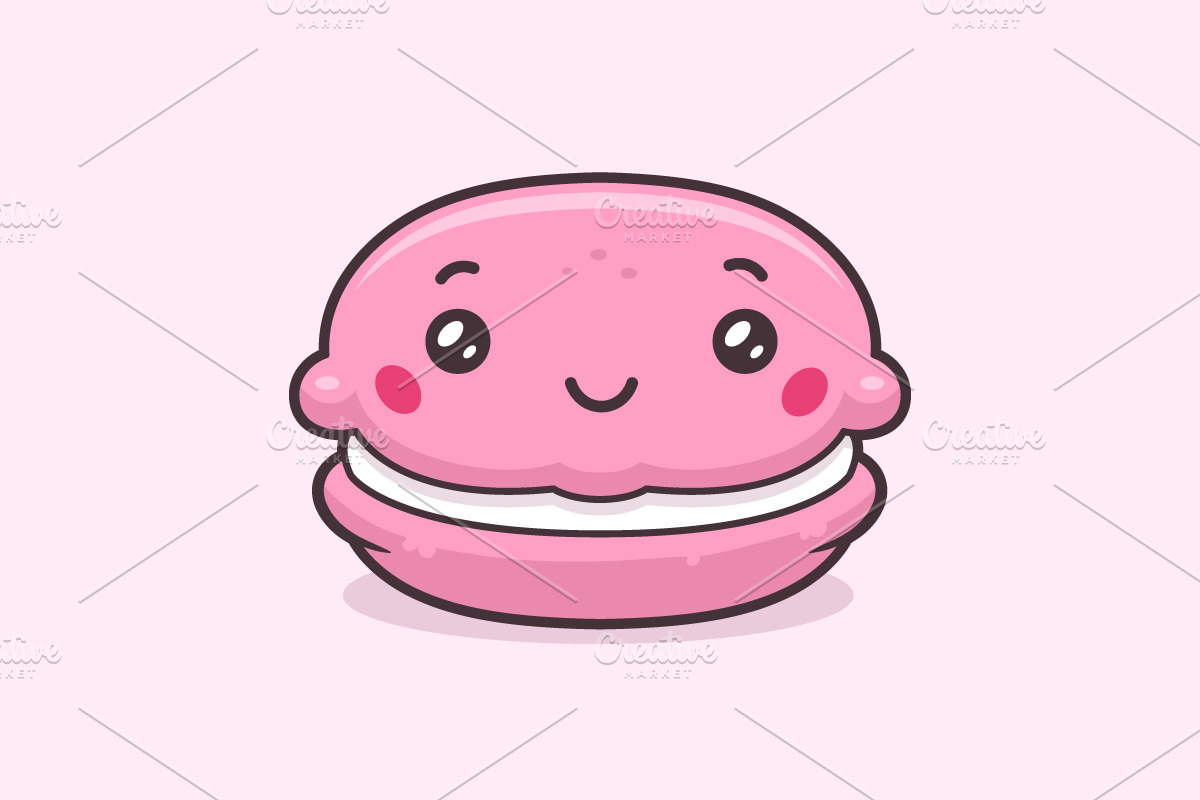 Macaron Kawaii in Illustrations - product preview 8
