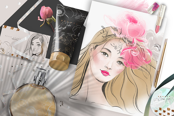 Beauty Portrait Creator in Illustrations - product preview 5