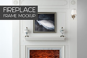 Fireplace Frame Mockup