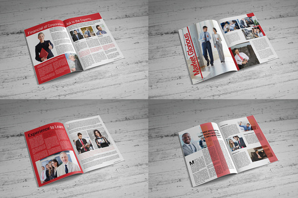 Corporate Newsletter Template in Brochure Templates - product preview 4