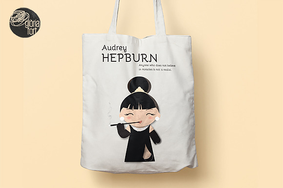 Audrey Hepburn in Illustrations - product preview 1