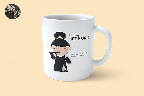 Audrey Hepburn in Illustrations - product preview 3