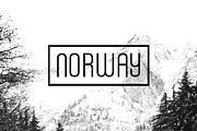 NORWAY - Unique Display Typeface