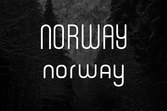NORWAY - Unique Display Typeface in Display Fonts - product preview 8