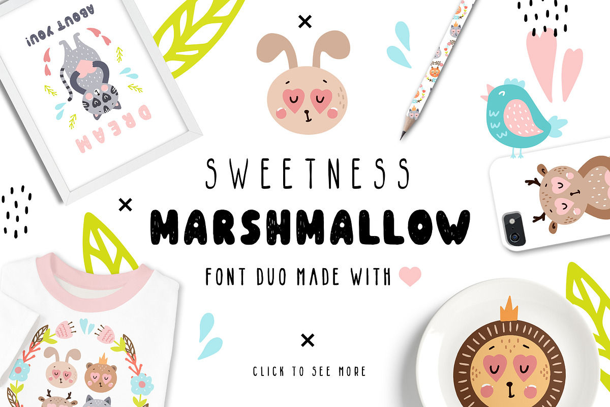 Sweetness Marshmallow - Font Duo in Script Fonts - product preview 8