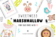 Sweetness Marshmallow - Font Duo