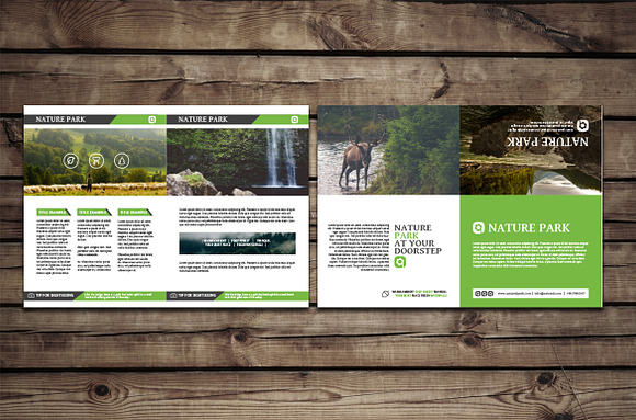 Indesign 8page nature booklet in Brochure Templates - product preview 2