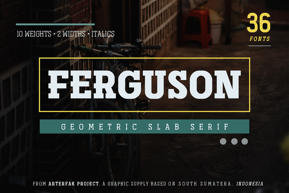 Ferguson Slab Font Family in Slab Serif Fonts - product preview 8