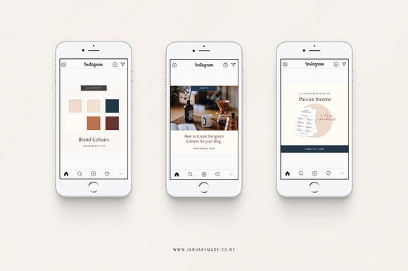 The Entrepreneur | Instagram Pack in Instagram Templates - product preview 3