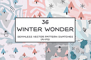 Winter Wonder Seamless Patterns