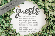 Guest Feel At Home SVG Cut File
