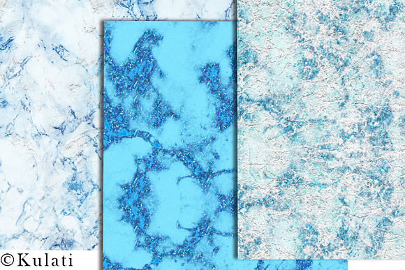 Blue Glitter Marble Patterns in Patterns - product preview 1