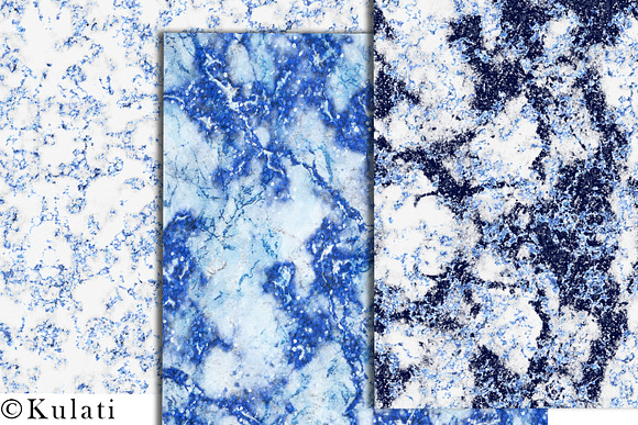 Blue Glitter Marble Patterns in Patterns - product preview 2