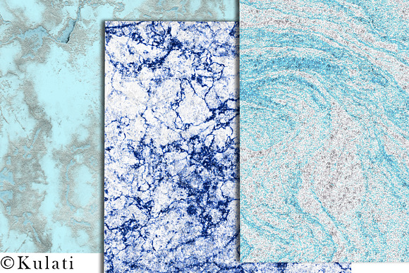 Blue Glitter Marble Patterns in Patterns - product preview 4