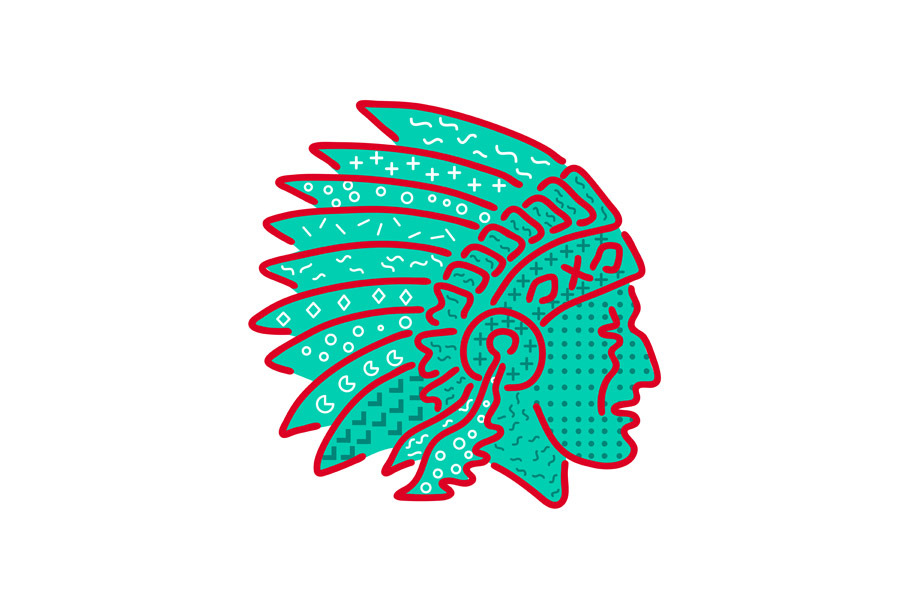 Native American Headdress Memphis St
