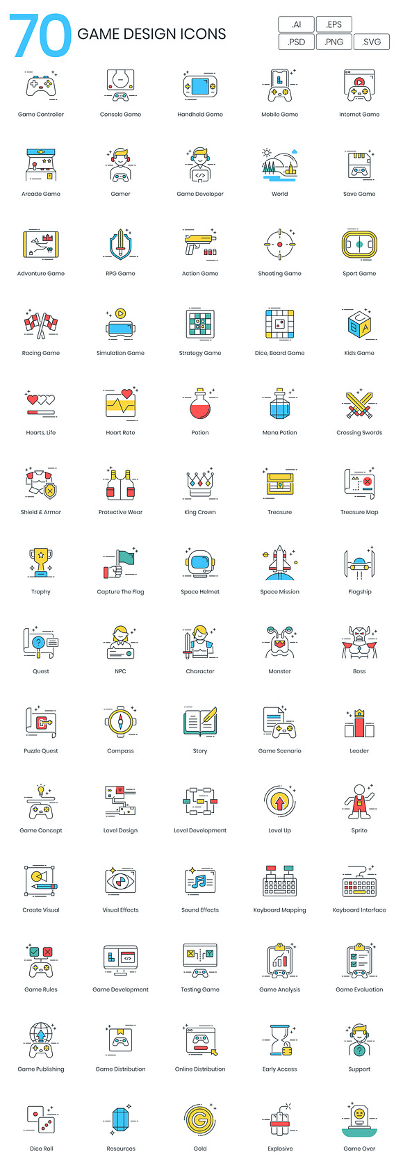 1200+ Icons - colorPOP Vector Bundle in Washing Icons - product preview 3
