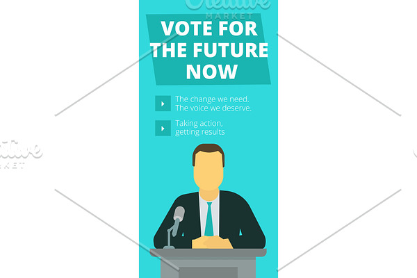 Vote for the future now. Pre