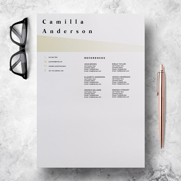 Resume Template | CV Template in Resume Templates - product preview 2