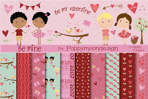 LOVE /Valentine bundle in Illustrations - product preview 10
