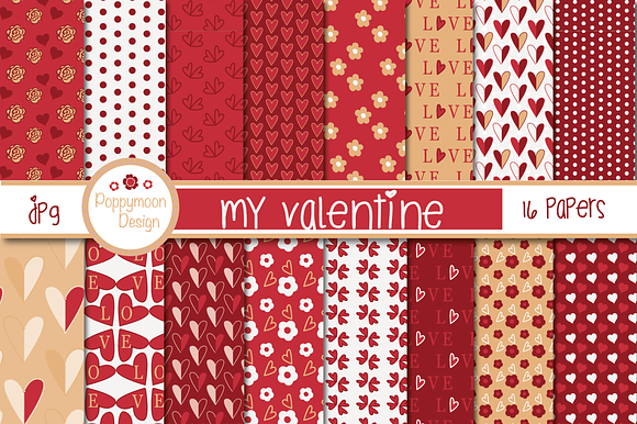 LOVE /Valentine bundle in Illustrations - product preview 11