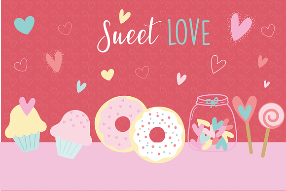 LOVE /Valentine bundle in Illustrations - product preview 15