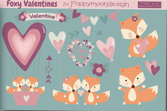LOVE /Valentine bundle in Illustrations - product preview 18