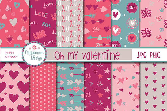 LOVE /Valentine bundle in Illustrations - product preview 22