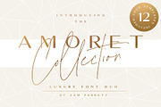 The Amoret Font Duo + 12 Logos