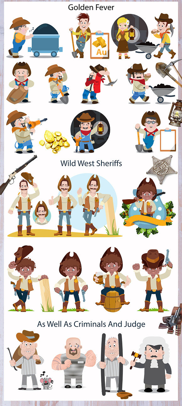 Western Bundle in Illustrations - product preview 4