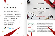 December - Christmas email template