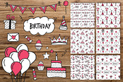 Birthday elements and patterns