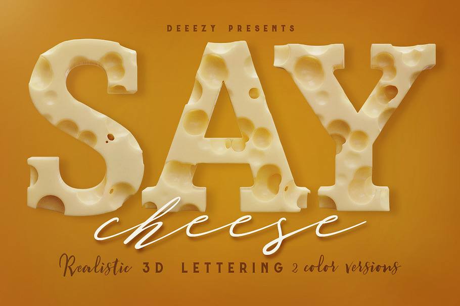 Cheese – 3D Lettering