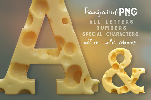 Cheese – 3D Lettering in Graphics - product preview 1