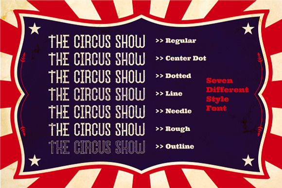 The Circus Show - Display Font in Circus Fonts - product preview 2