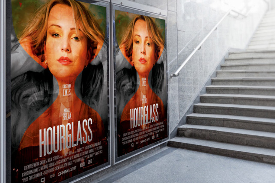 HourGlass Movie Poster Template