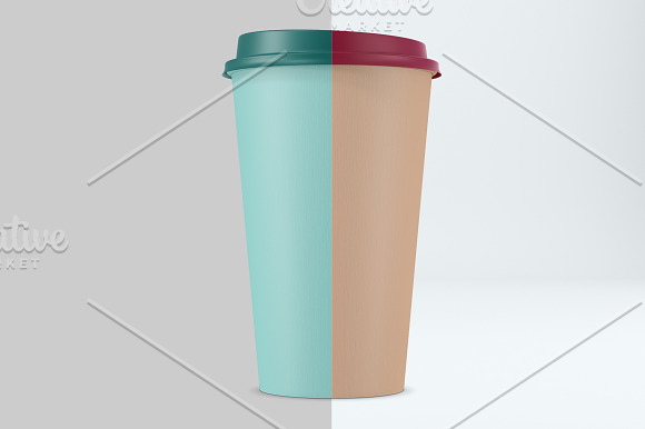 Big coffee cup mockup. PSD mockup. in Product Mockups - product preview 3