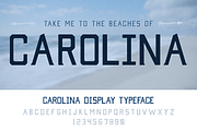 Carolina Display Typeface