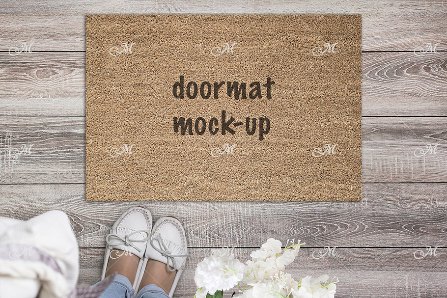 Download Doormat Mock-up. PSD+JPG | Creative Product Mockups ~ Creative Market